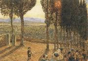 William Holman Hunt Festa at Fiesole Spain oil painting artist